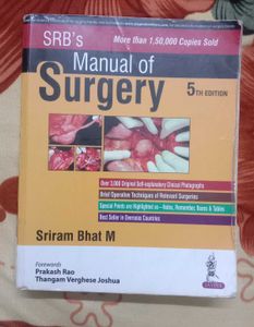 SRB's Manual of Surgery 5th Edition