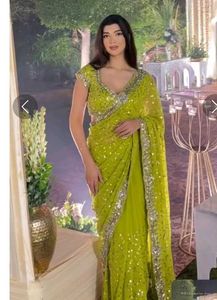 new embellished saree