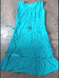 Blue Frock For Girls