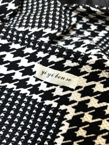 Chic Houndstooth Fit &amp; Flare Dress