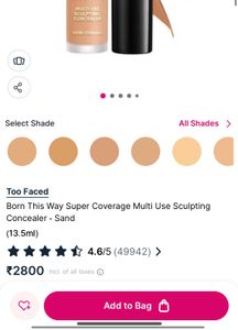 Too Faced Born This Way Concealer Nude