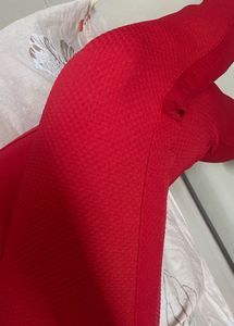 Vibrant Red Women's Pants