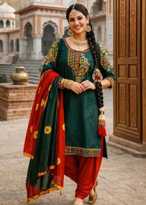 🇳🇿💫🎀Elegant Embroidered Punjabi Suit