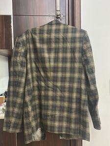 Heritage check blazer