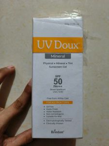 UV Doux Mineral Sunscreen Gel SPF 50