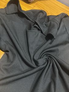 Chic Ribbed Mock Neck Top