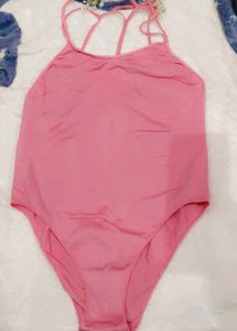 H&amp;M Pink Jersey Body Suit