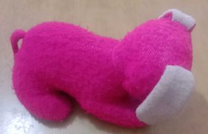 Bright Pink Stuffed Animal Toy