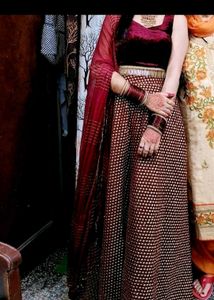 Maroon Lehenga Set