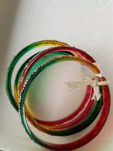 Colorful Beaded Bangles