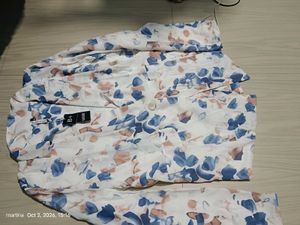 Floral Print Button-Up Shirt