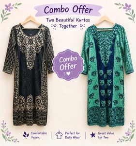 2 set of Light Winter Kurtas
