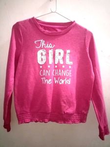 Pink "This Girl Can Change The World" Top