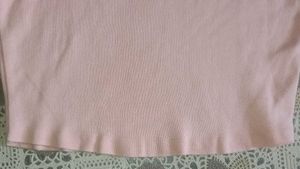 Pink V-Neck Korean Top