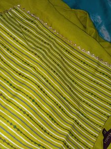 Green Striped Kurta