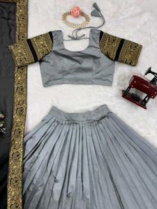 Beautiful Gray Lehenga Collection with Huge Flair