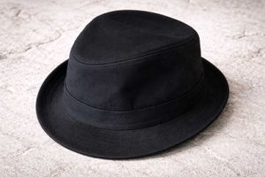 🖤 ZARA Classic Black Fedora Hat — Original