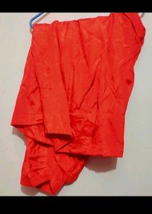 Red Party Wear Suit Salwar &amp; Dupatta For 50 Bust