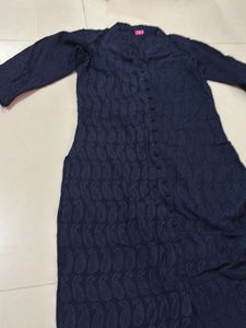 Elegant Blue Chikankari Kurta