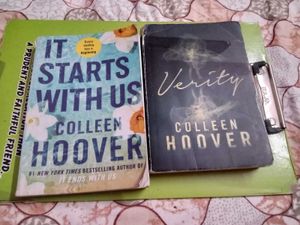 Colleen Hoover Books - It Starts With Us & Verity