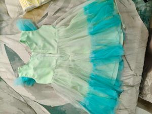 Adorable Yellow Striped Baby Dress