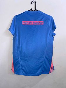 Adidas Blue &amp; Coral Running Top