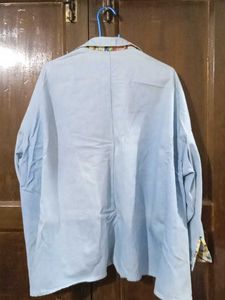Oversized Light Blue Shirt