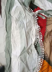 Beautiful Embroidery And Sleeves Design Kurti Set