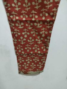 Floral Print Kurta set with Embellished Neckline