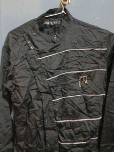 Unique Black Shirt with Stripes