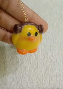Handmade Cute Yellow Chick Charm/ keychain