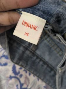 Urbanic Denim Slit-High waist jeans