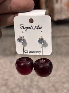 Cherry Drop Earrings