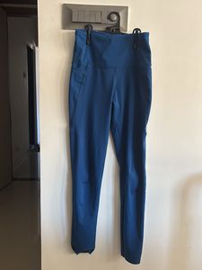 Blue Activewear Leggings with Pockets