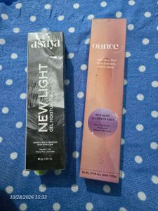 ounce 3in1 mist + asaya moisturizer new sealed