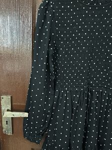 GAP Black Polka Dot Dress