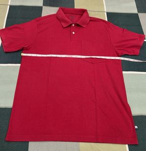 Classic Red Polo T-Shirt with Pocket