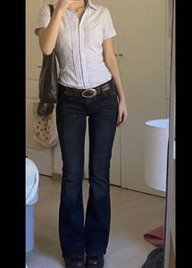 SALE ‼️ COMBO Y2 K OUTFIT - shirt top + y2k je