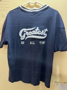 Navy Blue Graphic T-Shirt
