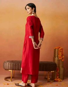 Elegant Red Kurta Set