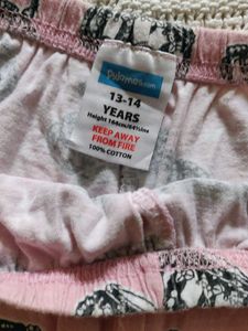Cute Crown Print Pajama Shorts