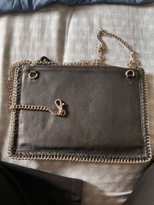 Embroidered Black sling Bag