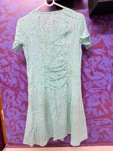 Sky Blue Floral Print Dress🩵