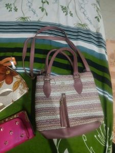 Bundle of 3 Handbags and Wallet