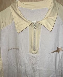 Retro Short Sleeve Quarter Zip Shirt