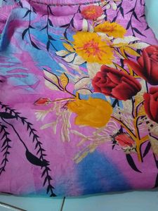Printed Saree With Unstitched Blouse