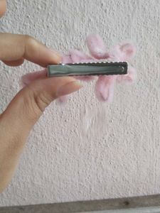 Pink Flower Clip