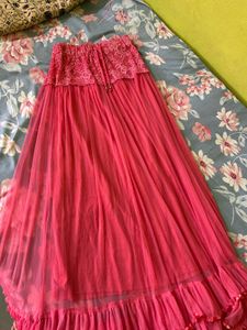 Pink Maxi Skirt