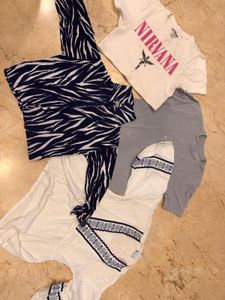 Bundle of 4 Graphic Tees & Top