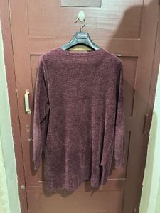 Cozy V-Neck Chenille Sweater